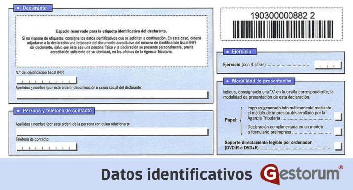 modelo 190 - datos identificativos