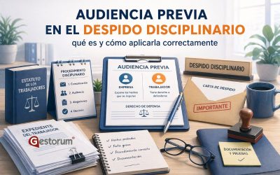 Audiencia previa en el despido disciplinario: qué es, cuándo es obligatoria y cómo aplicarla correctamente