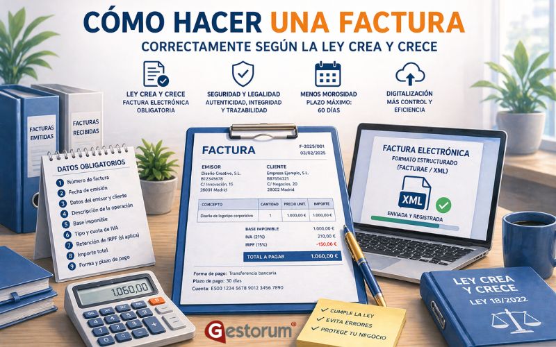 Cómo hacer factura correctamente