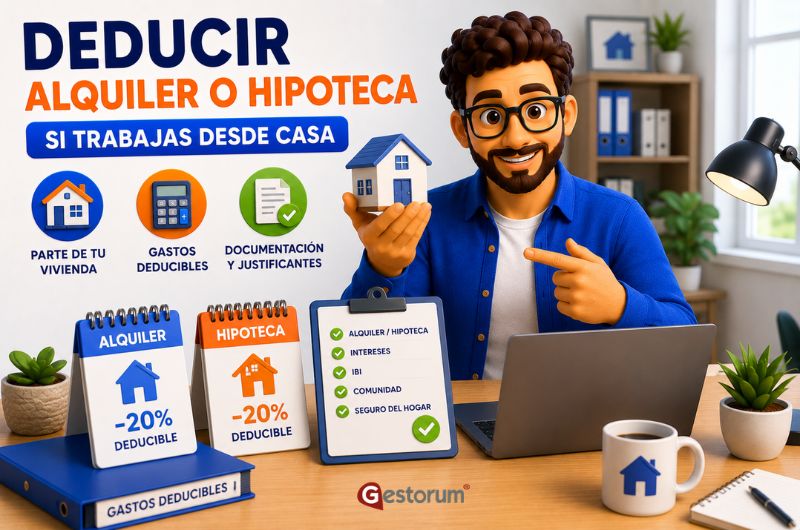 Deducir Alquiler o Hipoteca Casa: Guía Completa para Autónomos