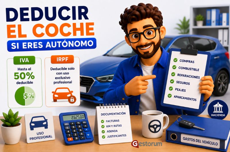 Deducir el Coche como Autónomo