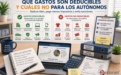 Gastos deducibles autónomos: cuáles puedes desgravar y cuáles no sin riesgo