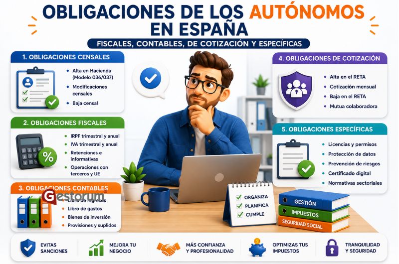 Obligaciones de los autónomos en España
