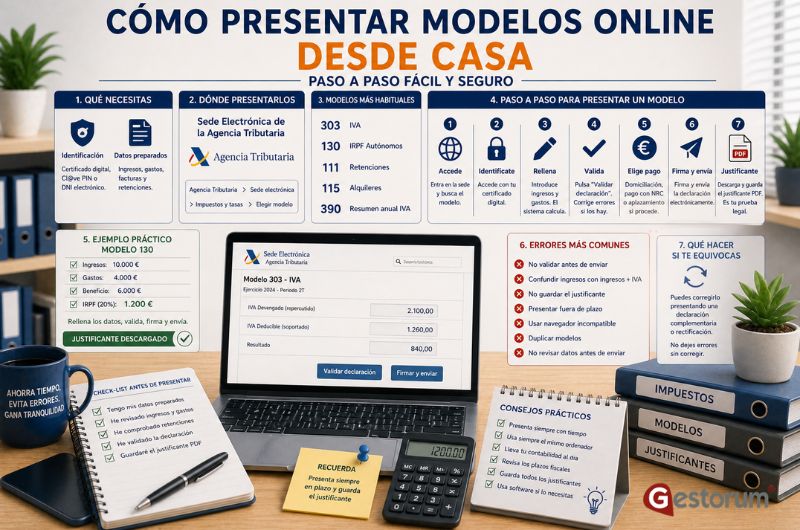 Presentar modelos online