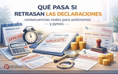 Qué pasa si retrasan las declaraciones: consecuencias reales para autónomos y pymes