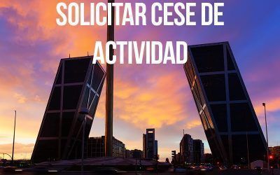 Comunidad de Madrid: Cómo solicitar el cese de actividad