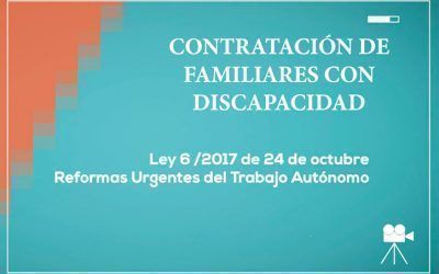 Contratación de familiares con discapacidad